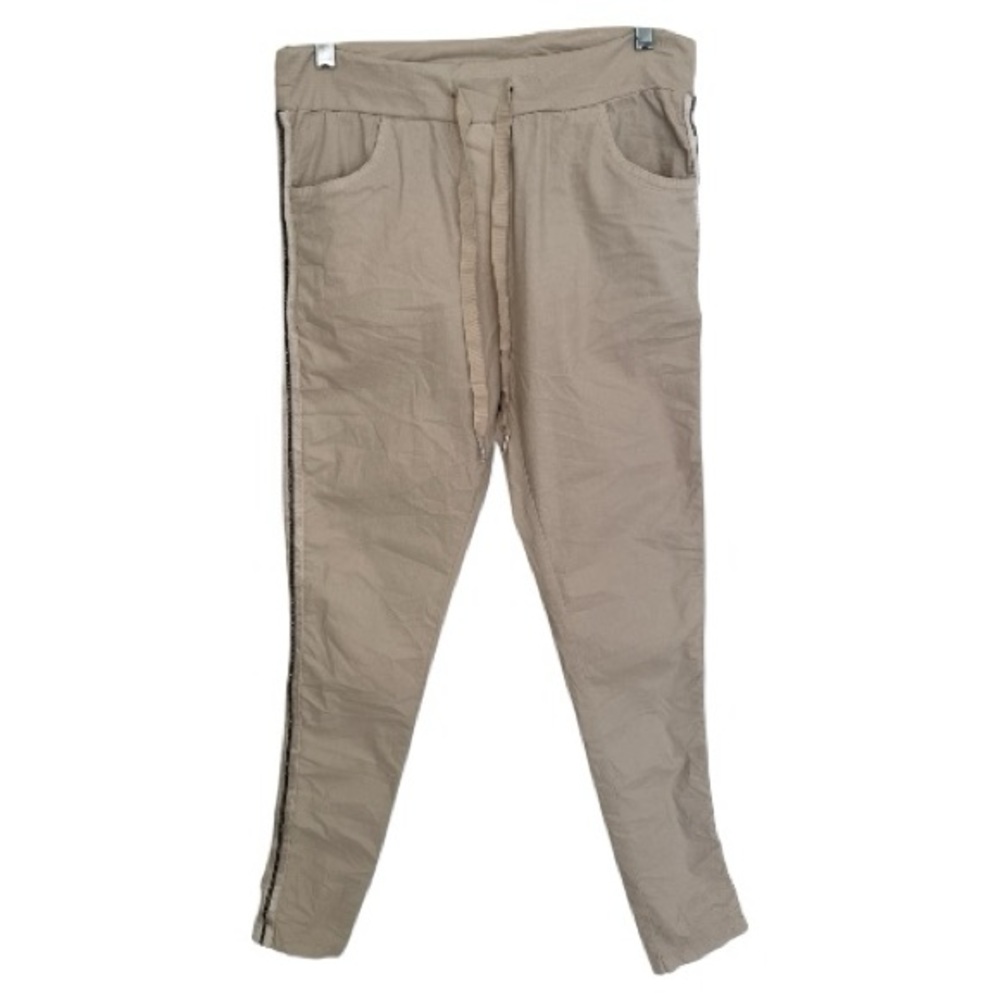 Italy Moda Embellished Casual Pants XS